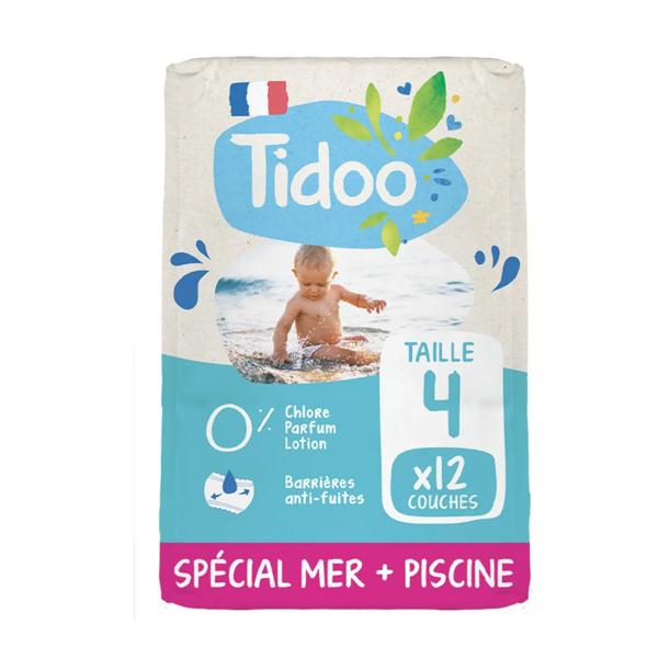 Tidoo Nature Swim & Play Culotte de Bain Taille 4 – 12 culottes jetables