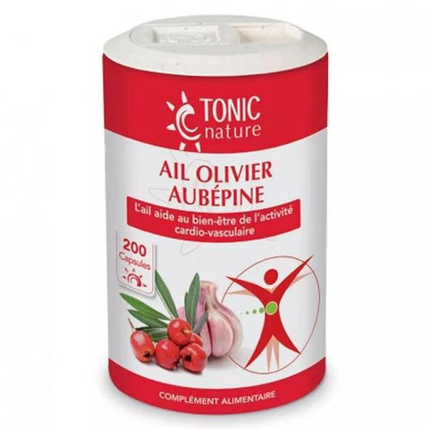 Tonic Nature Garlic Olive Hawthorn 200 Capsules