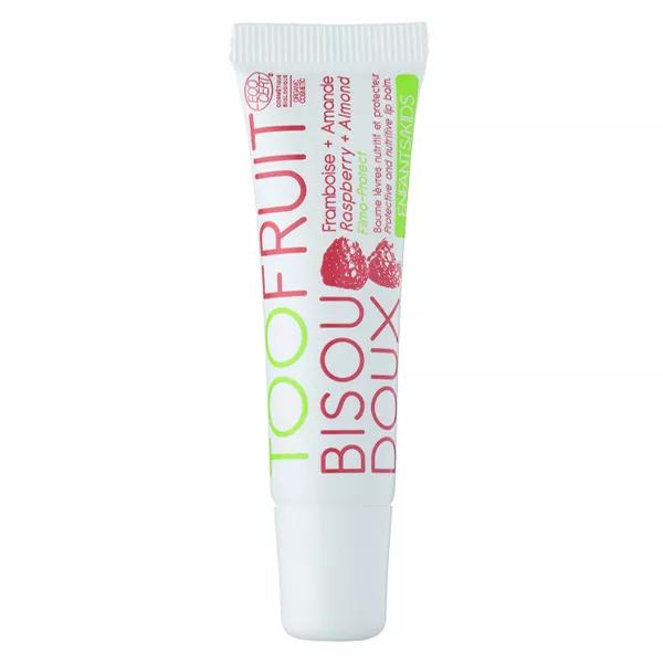 Toofruit Enfant Lèvres Bisou Doux Baume à Lèvres Framboise Amande Bio 10 ml