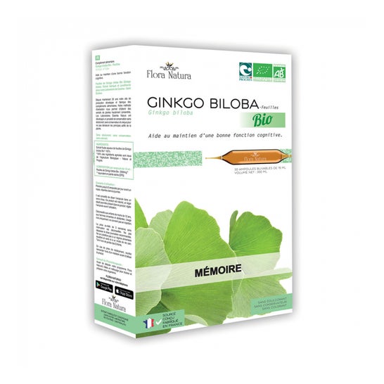 Flora Natura Ginkgo Biloba Bio 20x15ml