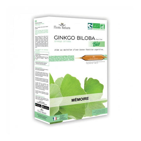 Flora Natura Ginkgo Biloba Bio 20x15ml