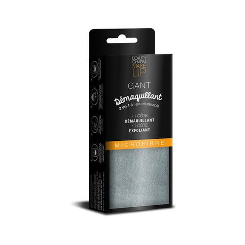 Beauty Charm Gant démaquillant microfibre 2 en 1 (1 pièce)