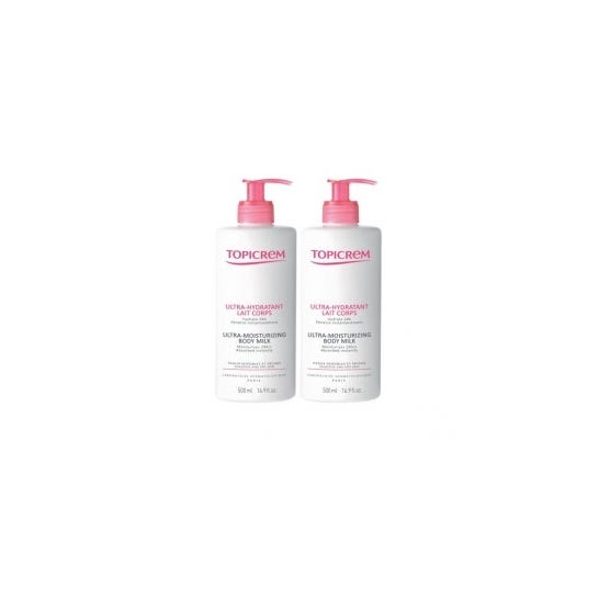 Topicrem Ultra Hydratant Corps lot 2 x 500 ml