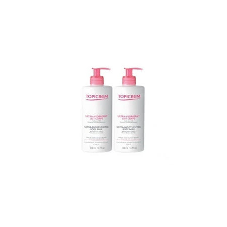 Topicrem Ultra Hydratant Corps lot 2 x 500 ml