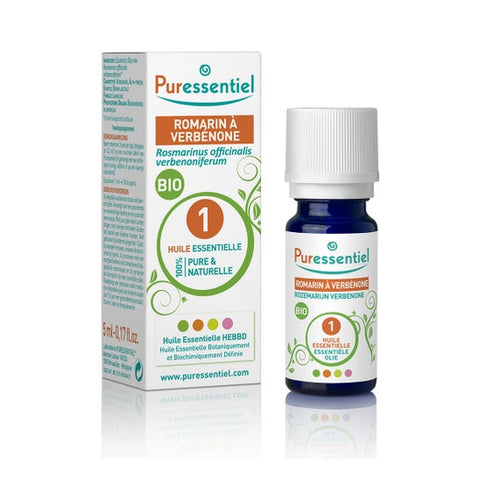 Puressentiel Huile essentielle Romarin à Verbénone bio (5 ml)