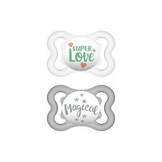 MAM Sucettes Air Silicone 0+ Neutre 2 Unités