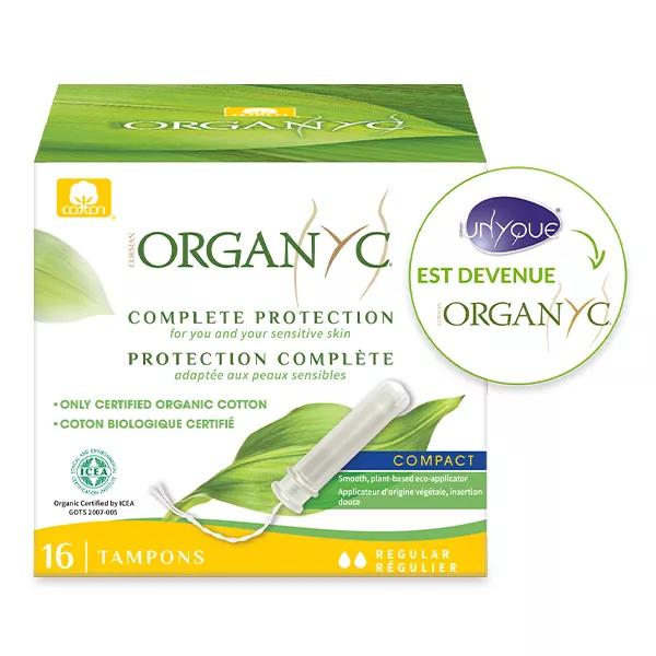 Organyc Tampon Applicateur Normal Coton Bio 16 unités
