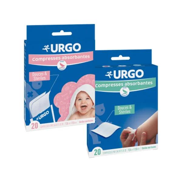 Urgo Compresses Familles et nourrisson 7,5 x 7,5 / 20