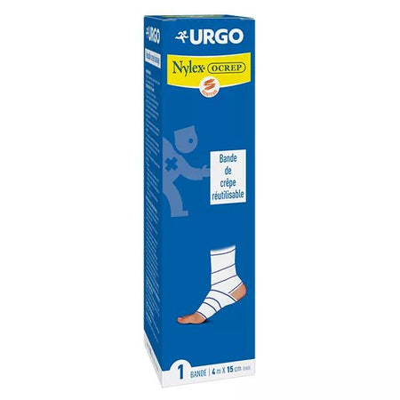 Urgo Soins Infirmiers Bande de Crêpe Nylex Ocrep 15 cm x 4 m