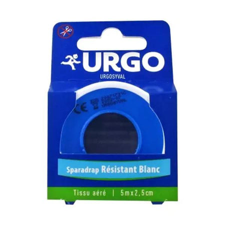 Urgo UrgoSyval Sparadrap Tissus Résistant Blanc 5m x 2,5cm