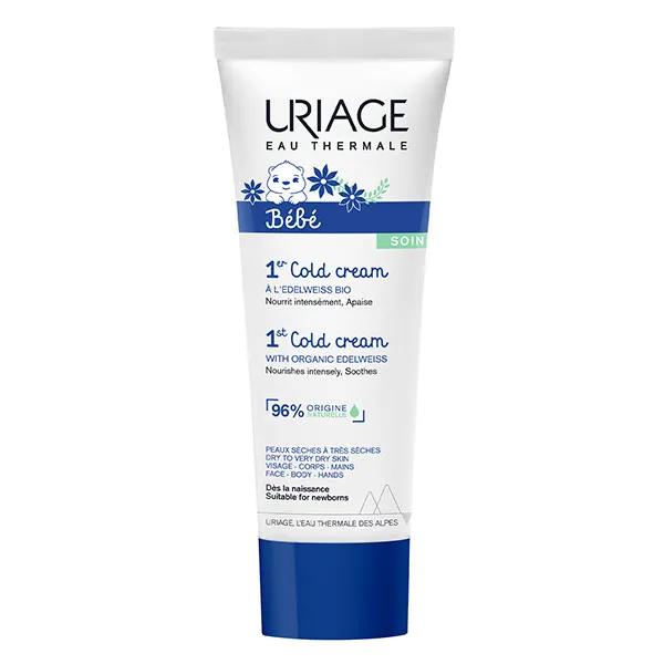Uriage Bébé 1er Cold Cream Nourrissante Apaisante Visage Corps (75 ml)