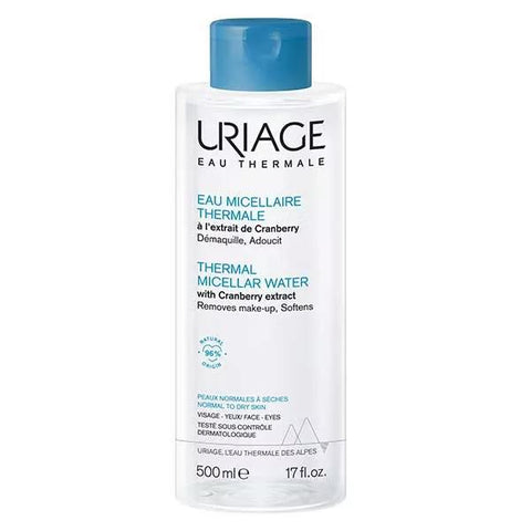 Uriage Eau Micellaire Thermale Démaquillante Peaux Normales à Sèches 500ml