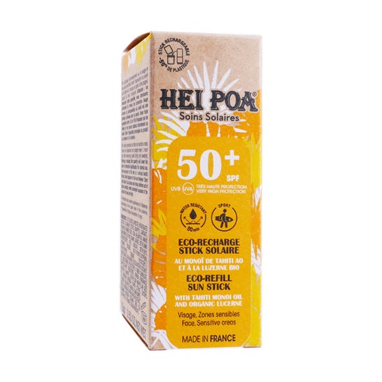 Hei Poa Eco Recharge stick solaire SPF50+ (15 g)