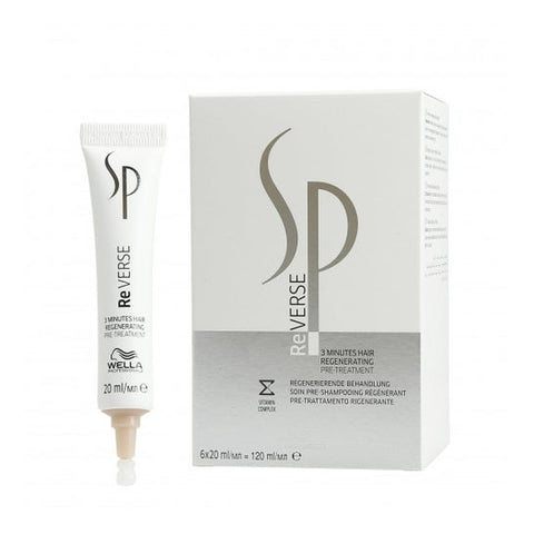 Wella Reverse Pré-Traitement Régénérateur Cheveux 3 Minutes 6x20ml