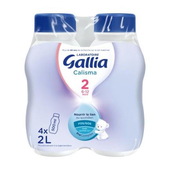 Gallia Calisma 2e âge lait en poudre (4x500ml)
