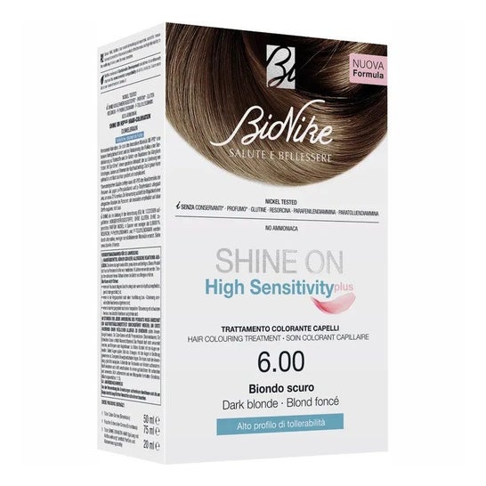 Bionike Kit Shine On High Sensitivity Plus 6.00 Blond Foncé