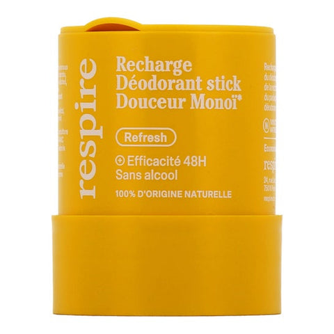 Respire Recharge Déodorant Stick Douceur Monoï Bio (50 g)
