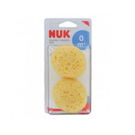Nuk Éponge végétale pour bébé 100% (2 pièces)