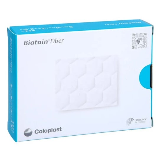 Biatain pansements fibres gélifiantes (15x15 cm, 5 pièces)