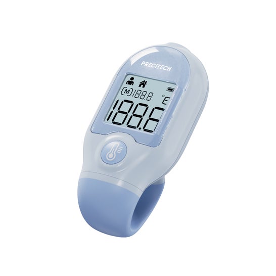 Precitech Thermomètre Sans Contact Mini Bleu 1 Unité