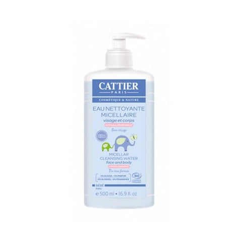Cattier Eau Nettoyante Micellaire Visage & Corps Bébé 500ml