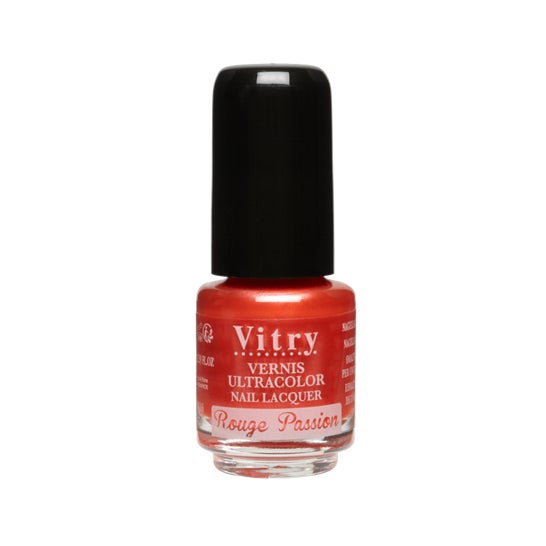 Vitry Mini Vernis Couleur Rouge Passion (4 ml)