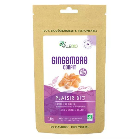 Valebio Gingembre Confit Bio (180 g)