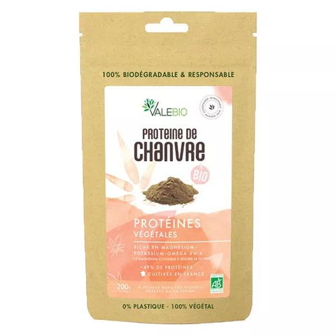 Valebio Protéine de Chanvre Bio 200g