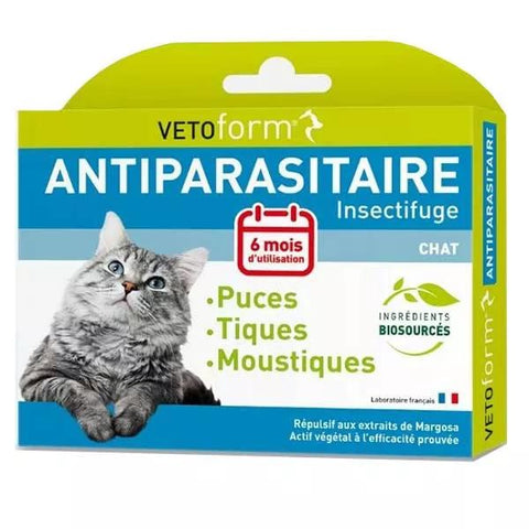 Vetoform Flea, Tick, and Mosquito Parasiticide 6 pipettes