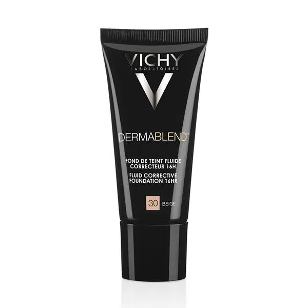 Vichy Dermablend Fond de Teint Fluide Correcteur 16h N°30 Beige 30 ml