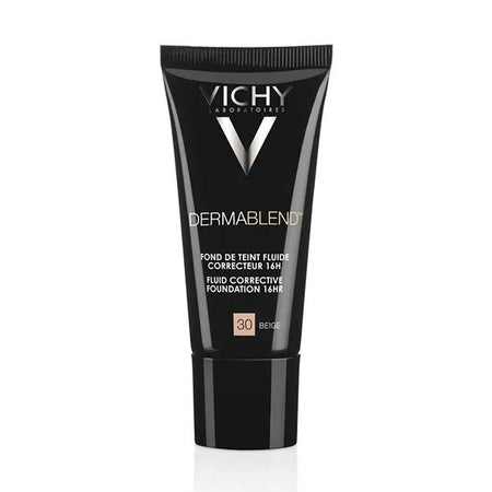 Vichy Dermablend Fond de Teint Fluide Correcteur 16h N°30 Beige 30 ml