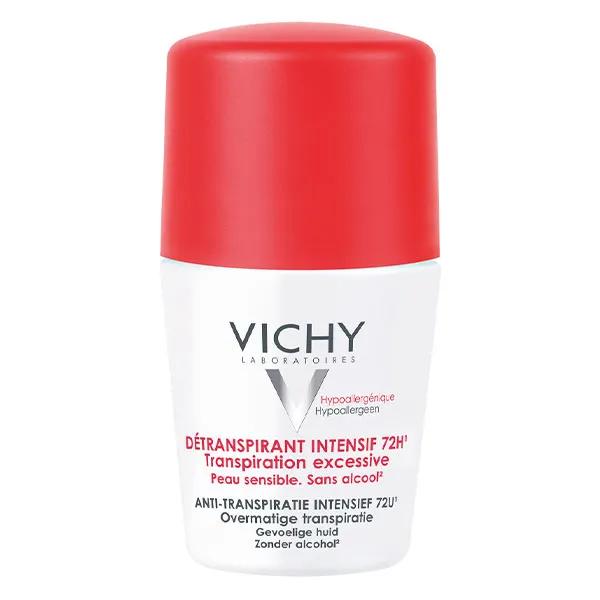 Vichy Détranspirant Intensif 72H Protège & Régule Hypoallergénique bille (50 ml)