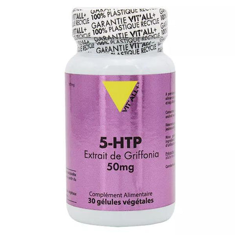 Vit'all+ 5-HTP 50mg 30 vegetable capsules
