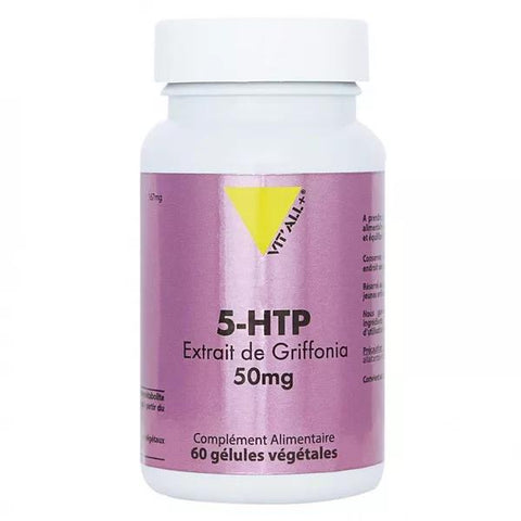 Vit'all+ 5-HTP 50mg 60 vegetable capsules