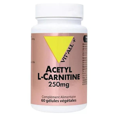 Vit'all+ Acetyl L-Carnitine 250mg 60 vegetable capsules