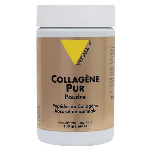 Vit'all+ Pure Hydrolyzed Marine Collagen Unflavored Powder - 100g
