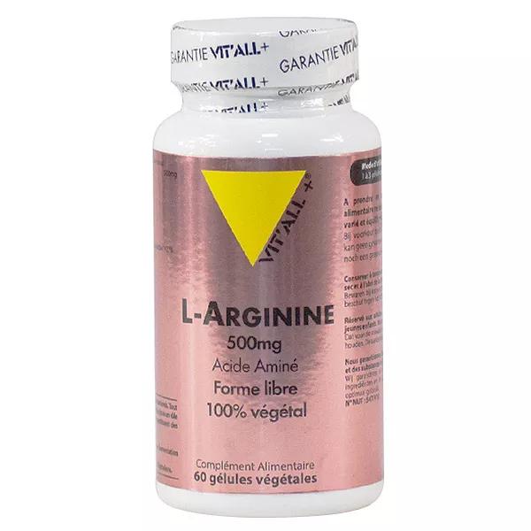 Vit'all+ L-Arginine 500mg 60 gélules végétales