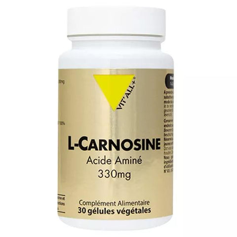 Vit'all+ L-Carnosine 330mg 30 vegetable capsules