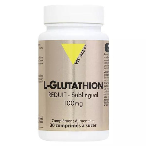 Vit'all+ Reduced L-Glutathione 100mg 30 chewable tablets