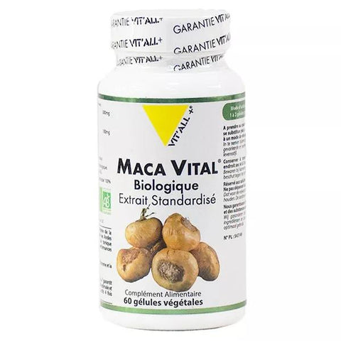 Vit'all+ Organic Vital Maca 60 Vegetable Capsules