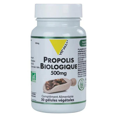 Vit'all+ Propolis 500mg Organic 30 Vegetable Capsules