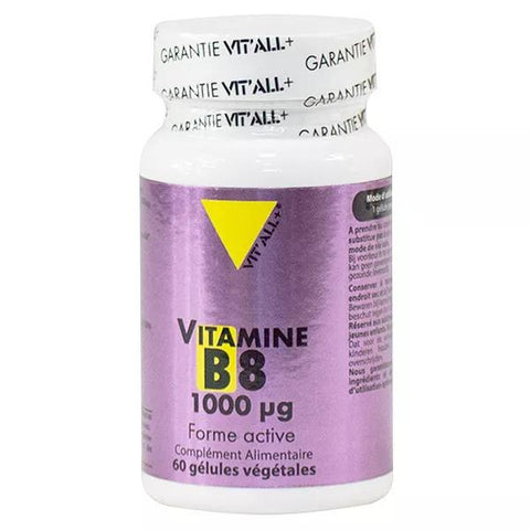 Vit'all+ Vitamin B8 1000µg 60 vegetable capsules