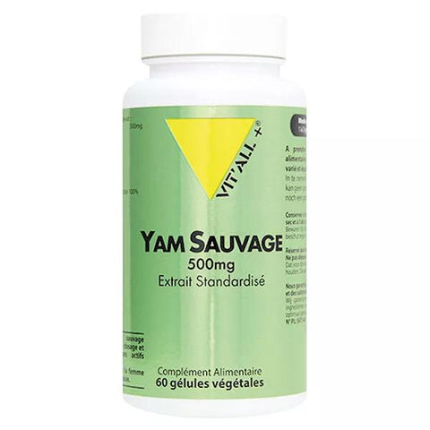 Vit'all+ Wild Yam 500mg 60 vegetable capsules