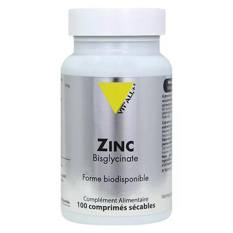 Vit'all+ Zinc Bisglycinate 15mg 100 capsules