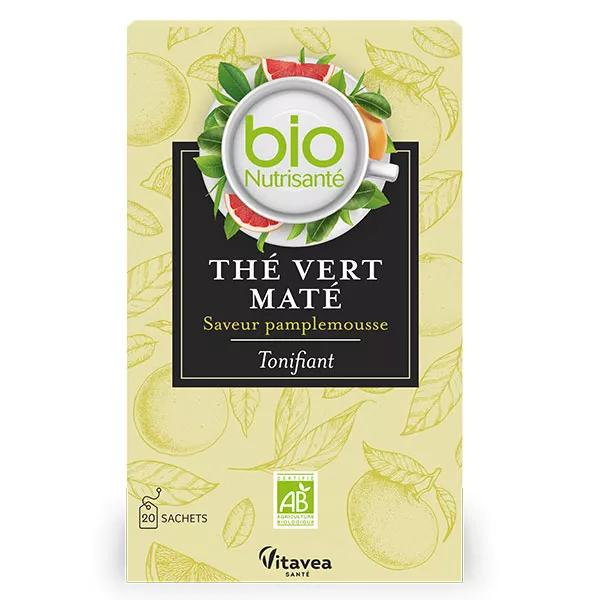 Vitavea - Biosnutrisanté - Thé vert maté Pamplemousse - 20 sachets