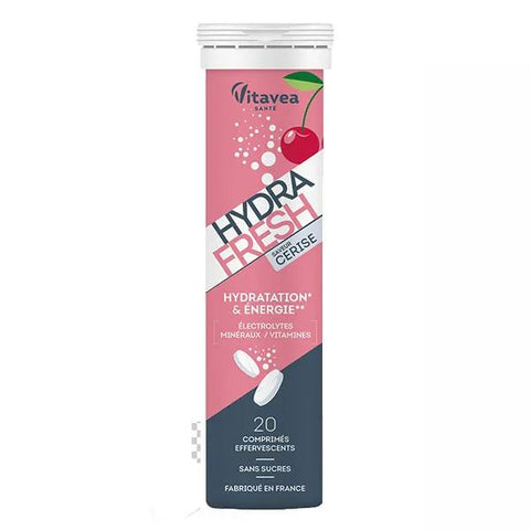 Vitavea HydraFresh Cherry Hydration & Energy 20 effervescent tablets