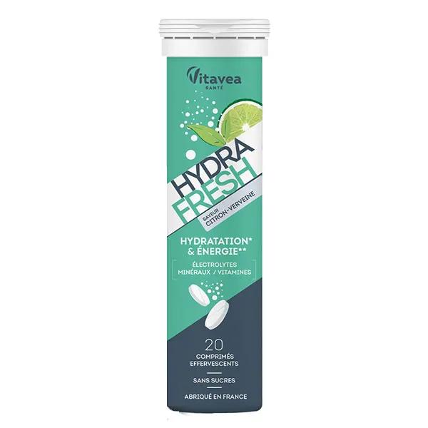 Vitavea HydraFresh Citron Hydratation & Energie 20 comprimés effervescents