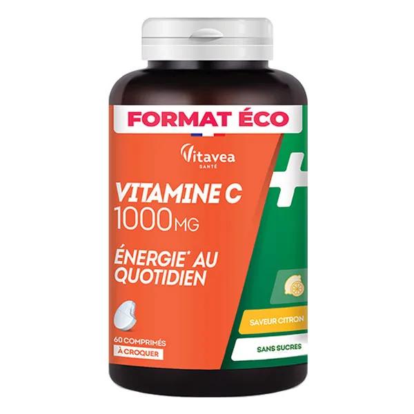 Vitavea Vitamine C 1000 Mg Energie au Quotidien Format Eco 60 comprimés