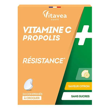 Vitavea Vitamine C + Propolis Résistance 24 comprimés à croquer