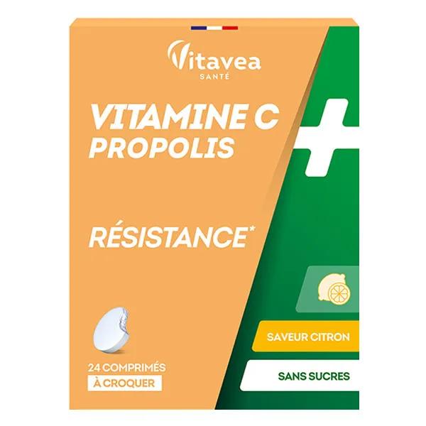 Vitavea Vitamine C + Propolis Résistance 24 comprimés à croquer